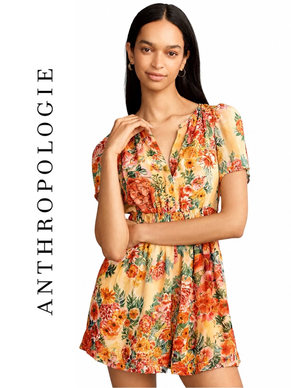 Anthropologie Somerset Romper: Chiffon Edition